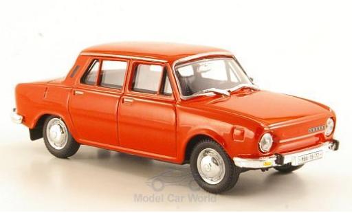 Skoda 110 1/43 Abrex L red 1973 diecast model cars