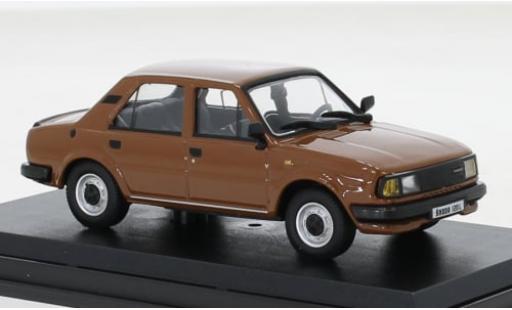 Skoda 120 1/43 Abrex L braun 1984 1:43 diecast model cars