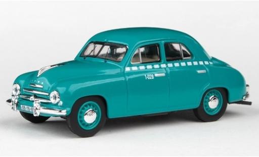 Diecast model cars Skoda 120 1/43 Abrex 1 türkis Taxi 1956 Skoda 120 1/43 Abrex 1 türkis Taxi 1956 diecast model cars