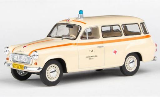 Diecast model cars Skoda 120 1/43 Abrex 2 Ambulanz Sanitka (CZ) 1964 ZS Praha 155 Skoda 120 1/43 Abrex 2 Ambulanz Sanitka (CZ) 1964 ZS Praha 155 diecast model cars