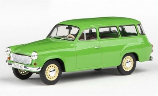 Skoda 120 1/43 Abrex 2 green 1964 diecast model cars