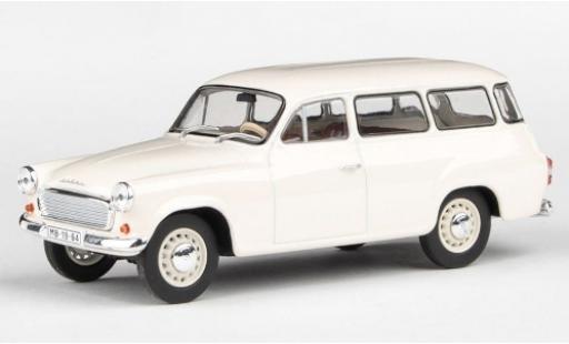 Skoda 120 1/43 Abrex 2 white 1964 diecast model cars
