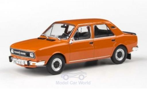 Skoda 120 1/43 Abrex L orange 1982 diecast model cars