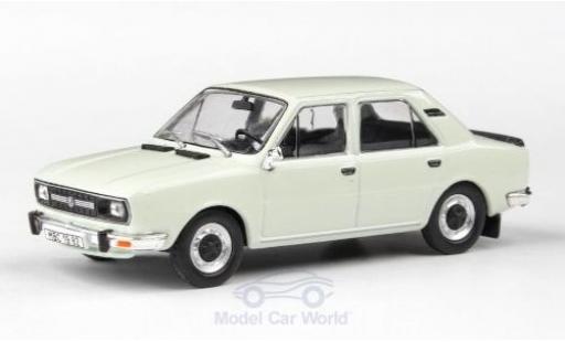 Skoda 120 1/43 Abrex L white 1982 diecast model cars