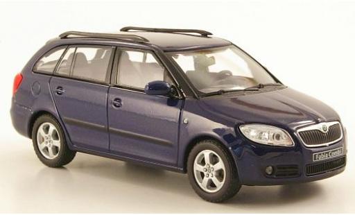 Diecast model cars Skoda Fabia 1/43 Abrex II Combi metallic blue Skoda Fabia 1/43 Abrex II Combi metallic blue diecast model cars