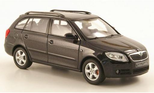 Diecast model cars Skoda Fabia 1/43 Abrex II Combi metallic black Skoda Fabia 1/43 Abrex II Combi metallic black diecast model cars