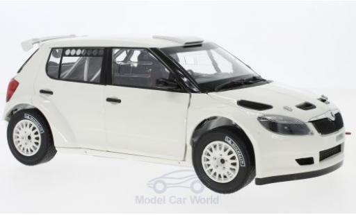 Diecast model cars Skoda Fabia 1/18 Abrex II FL S2000 white 2010 with Gravel Wheels Skoda Fabia 1/18 Abrex II FL S2000 white 2010 with Gravel Wheels diecast model cars
