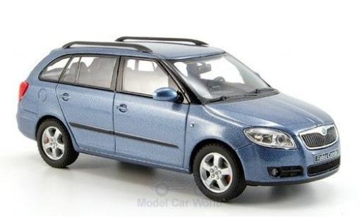 Diecast model cars Skoda Fabia 1/43 Abrex II Kombi metallic blue Skoda Fabia 1/43 Abrex II Kombi metallic blue diecast model cars