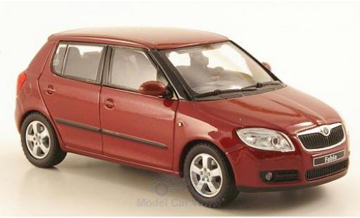 Diecast model cars Skoda Fabia 1/43 Abrex II metallic red 2006 Skoda Fabia 1/43 Abrex II metallic red 2006 diecast model cars