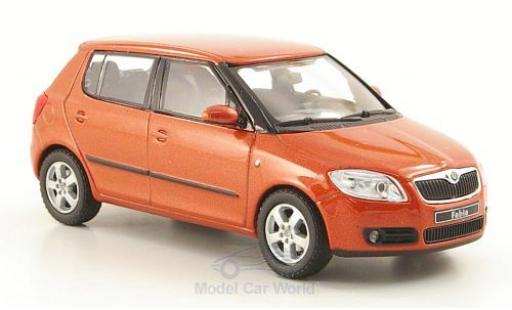 Diecast model cars Skoda Fabia 1/43 Abrex II metallic orange 2006 Skoda Fabia 1/43 Abrex II metallic orange 2006 diecast model cars