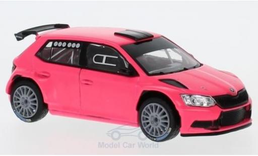Diecast model cars Skoda Fabia 1/43 Abrex III R5 matt-pink 2015 Skoda Fabia 1/43 Abrex III R5 matt-pink 2015 diecast model cars