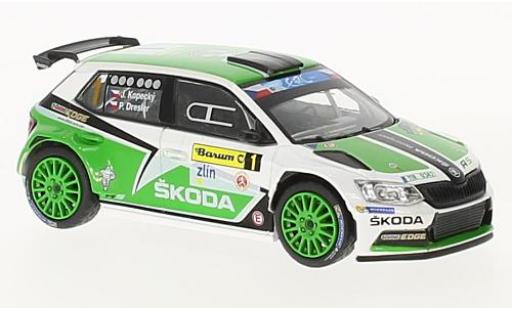 Diecast model cars Skoda Fabia 1/43 Abrex III R5 No.1 Barum Rally Zlin 2015 J.Kopecky/P.Dresler Skoda Fabia 1/43 Abrex III R5 No.1 Barum Rally Zlin 2015 J.Kopecky/P.Dresler diecast model cars