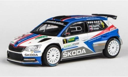Diecast model cars Skoda Fabia 1/43 Abrex III R5 No.1 Rally Sumava Klatovy 2018 J.Kopecky/P.Dresler Skoda Fabia 1/43 Abrex III R5 No.1 Rally Sumava Klatovy 2018 J.Kopecky/P.Dresler diecast model cars