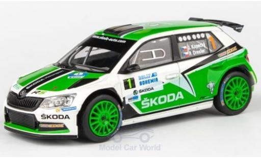 Diecast model cars Skoda Fabia 1/43 Abrex III R5 No.1 Rallye Bohemia 2015 J.Kopecky/P.Dresler Skoda Fabia 1/43 Abrex III R5 No.1 Rallye Bohemia 2015 J.Kopecky/P.Dresler diecast model cars