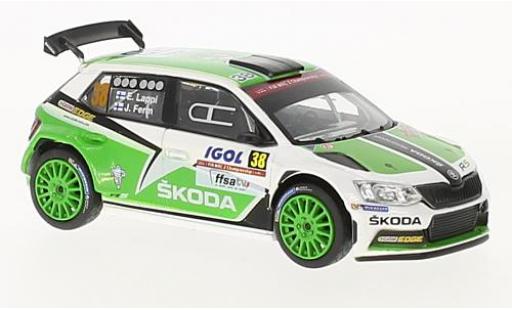 Diecast model cars Skoda Fabia 1/43 Abrex III R5 No.38 Rallye WM Rallye Tour de Corse 2015 E.Lappi/J.Ferm Skoda Fabia 1/43 Abrex III R5 No.38 Rallye WM Rallye Tour de Corse 2015 E.Lappi/J.Ferm diecast model cars