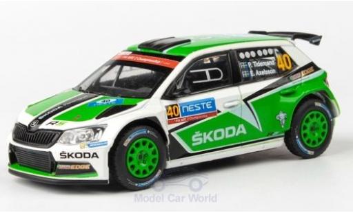 Diecast model cars Skoda Fabia 1/43 Abrex III R5 No.40 Rallye WM Rallye Finnland 2015 P.Tidemand/E.Axelsson Skoda Fabia 1/43 Abrex III R5 No.40 Rallye WM Rallye Finnland 2015 P.Tidemand/E.Axelsson diecast model cars