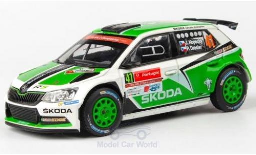 Diecast model cars Skoda Fabia 1/43 Abrex III R5 No.41 Rallye WM Rallye Portugal 2016 J.Kopecky/P.Dresler Skoda Fabia 1/43 Abrex III R5 No.41 Rallye WM Rallye Portugal 2016 J.Kopecky/P.Dresler diecast model cars