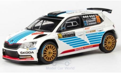 Diecast model cars Skoda Fabia 1/43 Abrex III R5 No.76 Rallye WM Rallye Monte Carlo 2017 P.Tidemand/J.Andersson Skoda Fabia 1/43 Abrex III R5 No.76 Rallye WM Rallye Monte Carlo 2017 P.Tidemand/J.Andersson diecast model cars