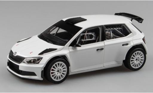 Diecast model cars Skoda Fabia 1/18 Abrex III R5 white 2015 Plain Body Version Skoda Fabia 1/18 Abrex III R5 white 2015 Plain Body Version diecast model cars