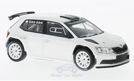 Diecast model cars Skoda Fabia 1/43 Abrex III R5 white 2015 Tarmac Skoda Fabia 1/43 Abrex III R5 white 2015 Tarmac diecast model cars