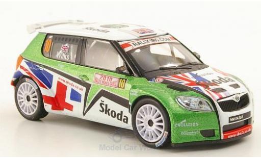 Diecast model cars Skoda Fabia 1/43 Abrex S2000 No.10 Rallye Monte-Carlo 2010 G.Wilks/P.Pugh Skoda Fabia 1/43 Abrex S2000 No.10 Rallye Monte-Carlo 2010 G.Wilks/P.Pugh diecast model cars