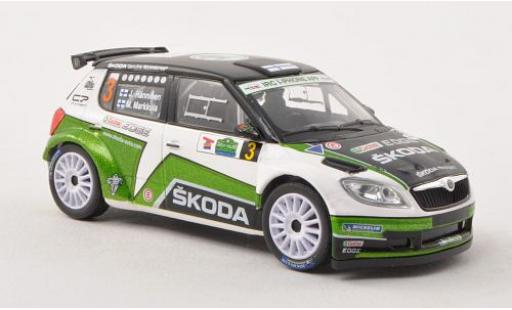 Diecast model cars Skoda Fabia 1/43 Abrex S2000 No.3 Rallye Irland 2012 J.Hänninen/M.Markkula Skoda Fabia 1/43 Abrex S2000 No.3 Rallye Irland 2012 J.Hänninen/M.Markkula diecast model cars