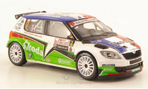 Diecast model cars Skoda Fabia 1/43 Abrex S2000 No.7 Rallye Monte-Carlo 2011 Vouilloz Skoda Fabia 1/43 Abrex S2000 No.7 Rallye Monte-Carlo 2011 Vouilloz diecast model cars