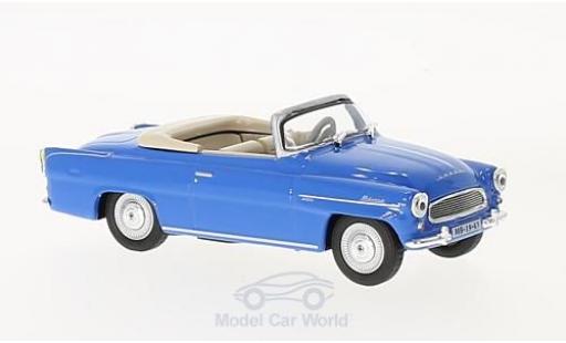 Diecast model cars Skoda Felicia 1/43 Abrex Roadster blue 1963 Skoda Felicia 1/43 Abrex Roadster blue 1963 diecast model cars