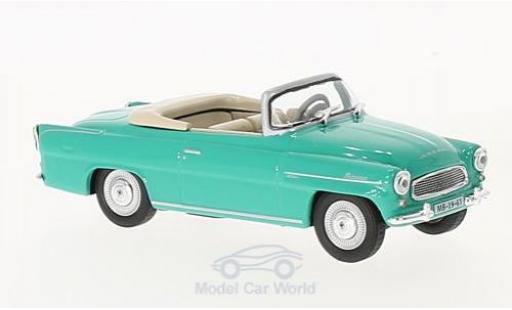 Diecast model cars Skoda Felicia 1/43 Abrex Roadster türkis 1963 Skoda Felicia 1/43 Abrex Roadster türkis 1963 diecast model cars