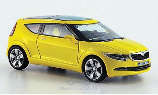 Diecast model cars Skoda Joyster 1/43 Abrex Concept Car metallic yellow ohne Vitrine Skoda Joyster 1/43 Abrex Concept Car metallic yellow ohne Vitrine diecast model cars
