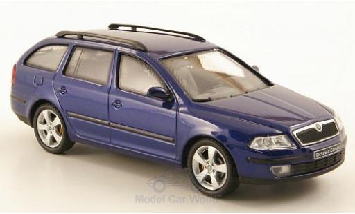 Diecast model cars Skoda Octavia 1/43 Abrex Combi metallic blue 2004 Skoda Octavia 1/43 Abrex Combi metallic blue 2004 diecast model cars