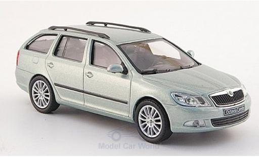 Diecast model cars Skoda Octavia 1/43 Abrex Combi metallic green 2008 Skoda Octavia 1/43 Abrex Combi metallic green 2008 diecast model cars