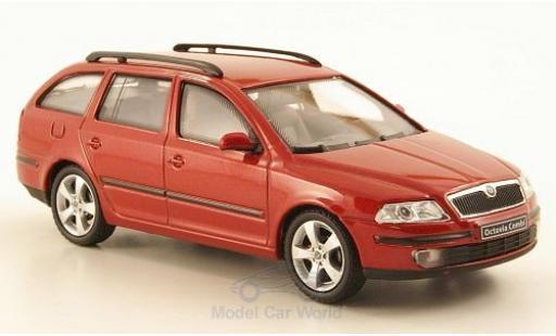 Diecast model cars Skoda Octavia 1/43 Abrex Combi metallic red 2004 Skoda Octavia 1/43 Abrex Combi metallic red 2004 diecast model cars
