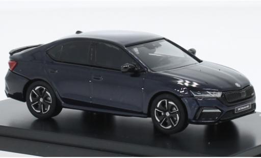 Skoda Octavia 1/43 Abrex IV RS metallise blau 2020 1:43 diecast model cars