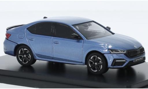 Skoda Octavia 1/43 Abrex IV RS metallise blau 2020 1:43 diecast model cars