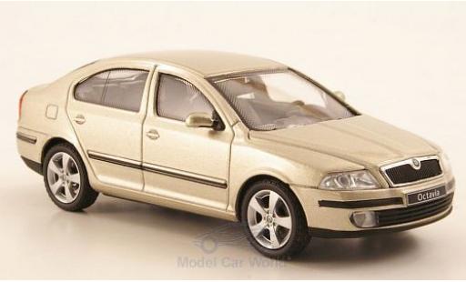 Diecast model cars Skoda Octavia 1/43 Abrex metallic beige Skoda Octavia 1/43 Abrex metallic beige diecast model cars