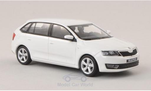 Diecast model cars Skoda Rapid 1/43 Abrex Spaceback white 2013 Skoda Rapid 1/43 Abrex Spaceback white 2013 diecast model cars