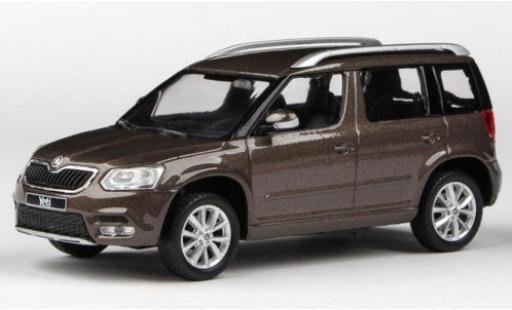 Diecast model cars Skoda Yeti 1/43 Abrex FL metallic brown 2013 Skoda Yeti 1/43 Abrex FL metallic brown 2013 diecast model cars