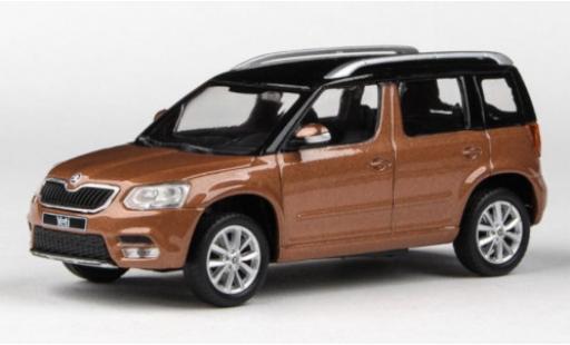 Diecast model cars Skoda Yeti 1/43 Abrex FL metallic brown/black 2013 Skoda Yeti 1/43 Abrex FL metallic brown/black 2013 diecast model cars