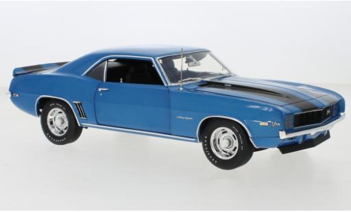 Diecast model cars Chevrolet Camaro 1/18 ACME Z28 metallise blue 1969 Chevrolet Camaro 1/18 ACME Z28 metallise blue 1969 diecast model cars