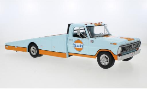Diecast model cars Ford F-350 1/18 ACME Ramp Truck Gulf Racing Team 1970 Ford F-350 1/18 ACME Ramp Truck Gulf Racing Team 1970 diecast model cars