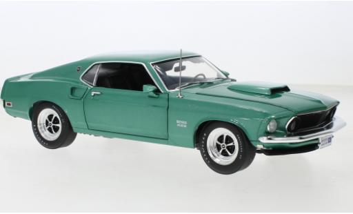 Diecast model cars Ford Mustang 1/18 ACME Boss 429 metallise green 1969 Ford Mustang 1/18 ACME Boss 429 metallise green 1969 diecast model cars