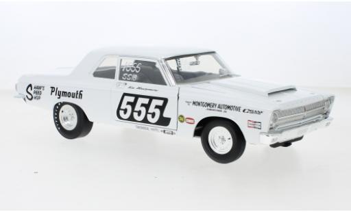 Plymouth Belvedere 1/18 ACME Super Stock No.555 1965 diecast model cars