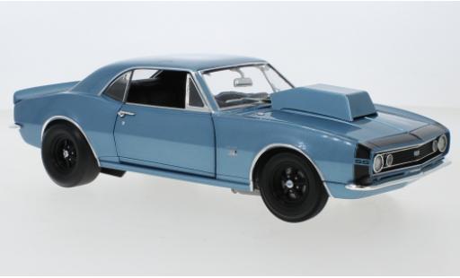 Diecast model cars Chevrolet Camaro 1/18 ACME SS Drag metallic blue/black 1967 Chevrolet Camaro 1/18 ACME SS Drag metallic blue/black 1967 diecast model cars