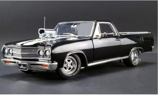 Diecast model cars Chevrolet El Camino 1/18 ACME Drag Outlaw black/white 1965 Chevrolet El Camino 1/18 ACME Drag Outlaw black/white 1965 diecast model cars