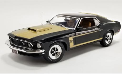 Diecast model cars Ford Mustang 1/18 ACME Boss 429 Predotype black/gold 1969 Ford Mustang 1/18 ACME Boss 429 Predotype black/gold 1969 diecast model cars