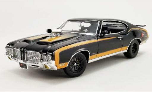 Diecast model cars Oldsmobile 442 1/18 ACME Hurst Drag Outlaw black/gold 1972 Oldsmobile 442 1/18 ACME Hurst Drag Outlaw black/gold 1972 diecast model cars