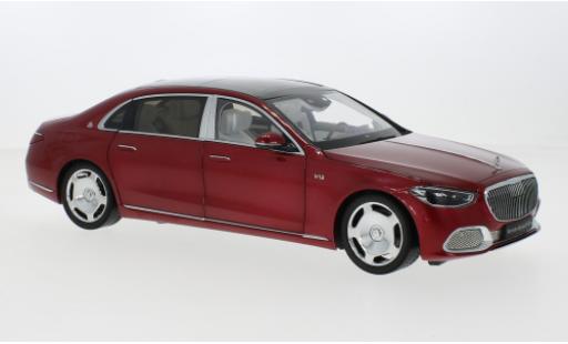 Diecast model cars Mercedes CLA 1/18 Almost Real Maybach S-classe metallise red 2021 Mercedes CLA 1/18 Almost Real Maybach S-classe metallise red 2021 diecast model cars