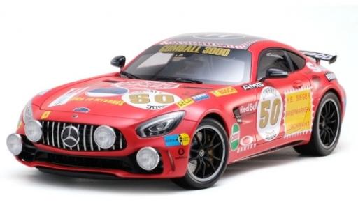 Mercedes AMG GT 1/18 Almost Real R (C190) 2017 Rote Sau avec Zusatzscheinwerfern No.50 Gumball 3000 diecast model cars