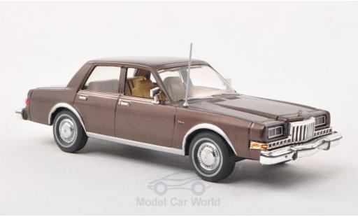 Diecast model cars Dodge Diplomat 1/43 American Heritage Models metallic brown 1985 Dodge Diplomat 1/43 American Heritage Models metallic brown 1985 diecast model cars